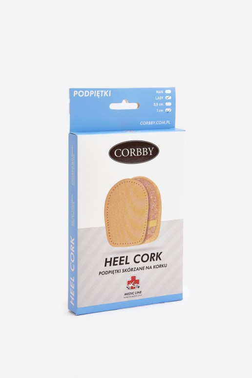 CORBBY Ādas korķa papēži CORBBY Ādas korķa papēži