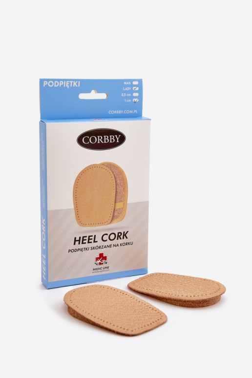CORBBY Ādas korķa papēži