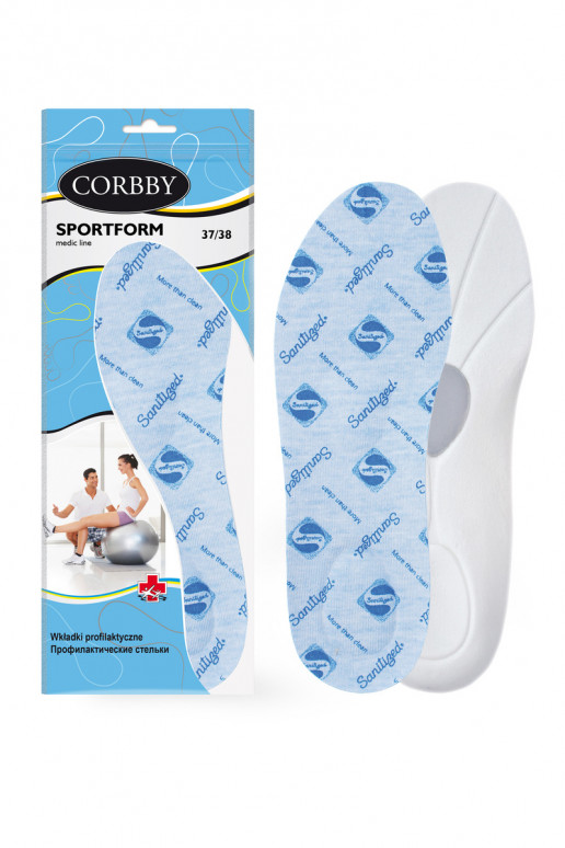 Corbby SPORTFOTM ortopēdiskās apavu zolītes Corbby SPORTFOTM ortopēdiskās apavu zolītes