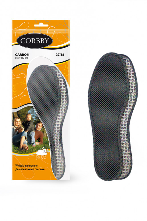 Corbby CARBON wkładki z tkaniną dystansującą i węglem aktywnym Corbby CARBON wkładki z tkaniną dystansującą i węglem aktywnym