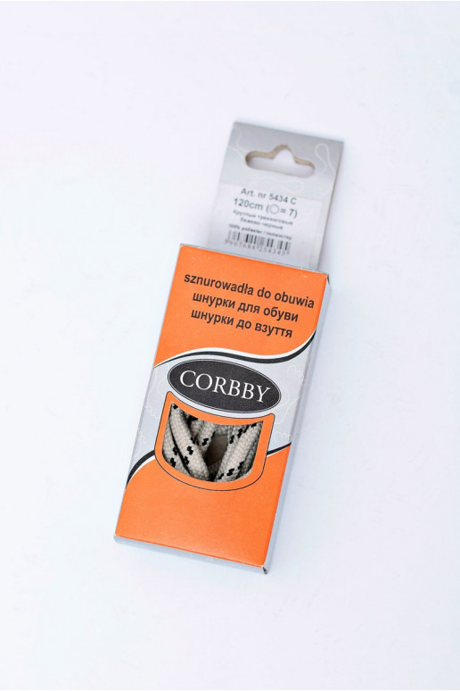 CORBBY Trekinga mežģīnes smilšu krāsas CORBBY Trekinga mežģīnes smilšu krāsas