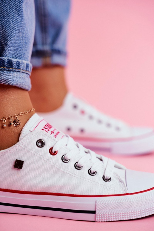 Big Star baltas krāsas brīvā laika apavi T274022