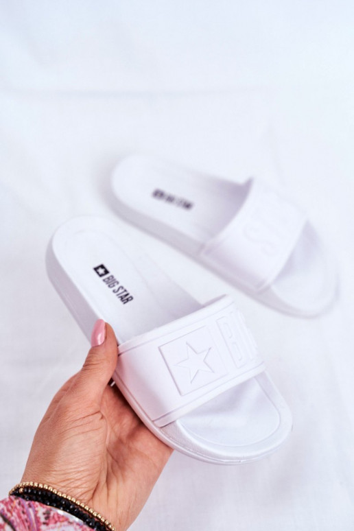 Čības Bērnu apavi Big Star baltas krāsas DD374154 Čības Bērnu apavi Big Star baltas krāsas DD374154