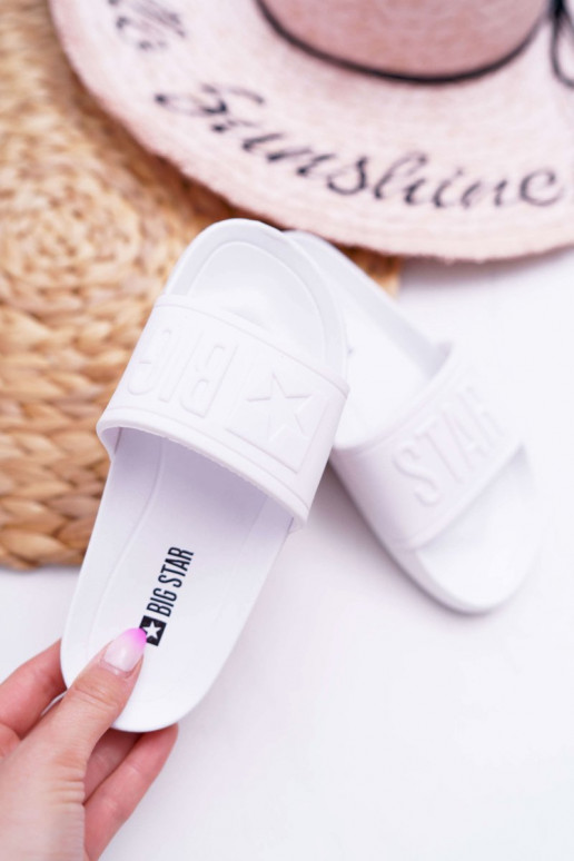 Čības Bērnu apavi Big Star baltas krāsas DD374154 Čības Bērnu apavi Big Star baltas krāsas DD374154