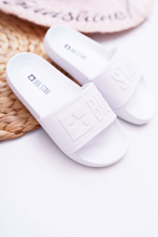 Čības Bērnu apavi Big Star baltas krāsas DD374154 Čības Bērnu apavi Big Star baltas krāsas DD374154