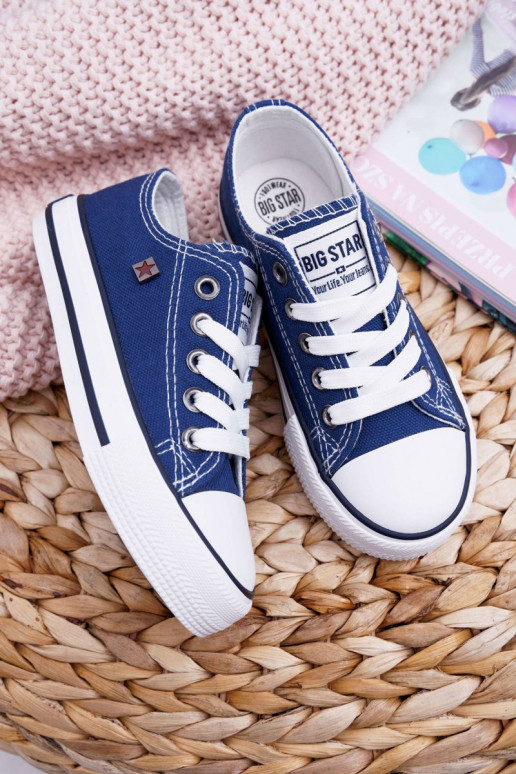 brīvā laika apavi Bērnu apavi Big Star FF374202 tumši zilas krāsas