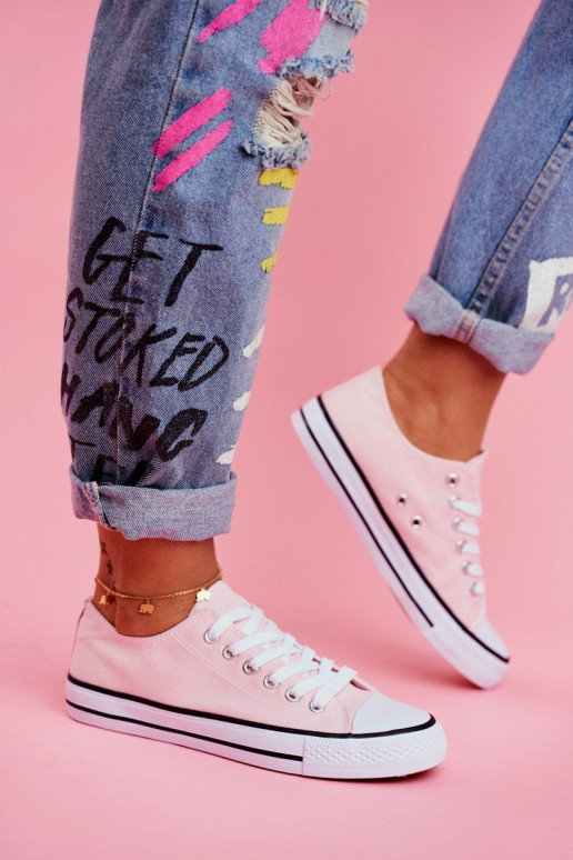 Klasiska modeļa brīvā laika apavi Rozā krāsas