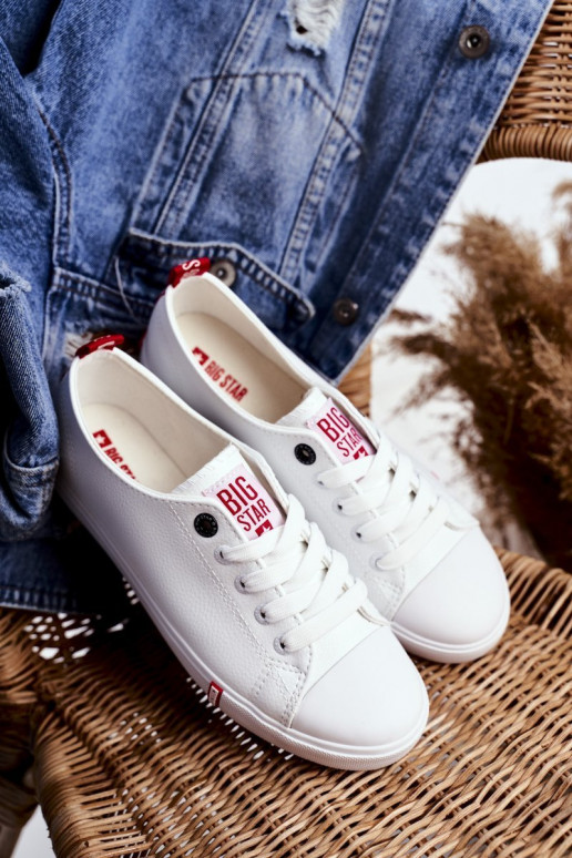 Sieviešu ikdienas apavi Big Star GG274005 Baltas-sarkanas krāsas