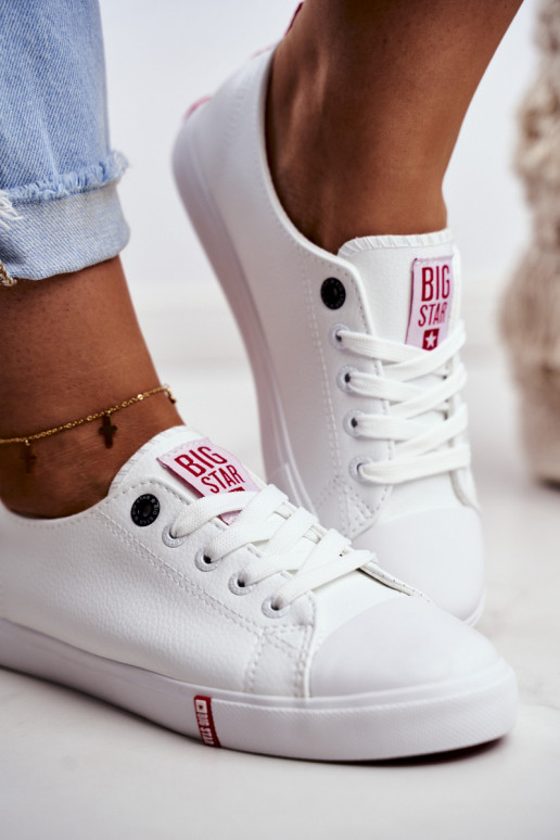 Sieviešu ikdienas apavi Big Star GG274005 Baltas-sarkanas krāsas
