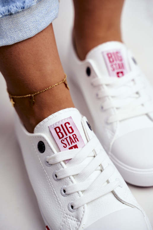 Sieviešu ikdienas apavi Big Star GG274005 Baltas-sarkanas krāsas