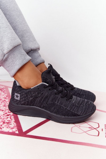 Sportiska stila apavi Comfort Foam Melns Long Distance