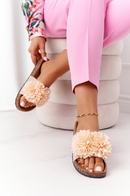 Čības  smilšu krāsas Flowerbomb Čības  smilšu krāsas Flowerbomb