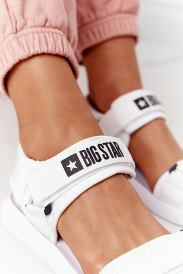 Sportiska stila sandales Big Star HH274A026 baltas krāsas 2