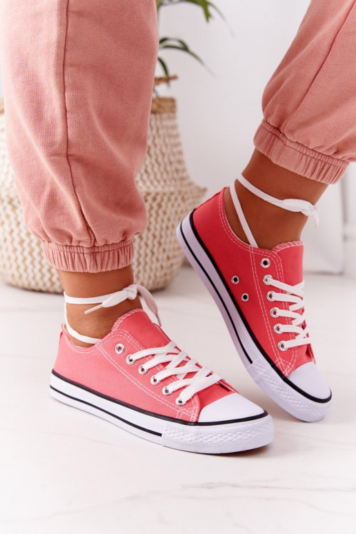 Klasiska modeļa brīvā laika apavi Koraļļu krāsas