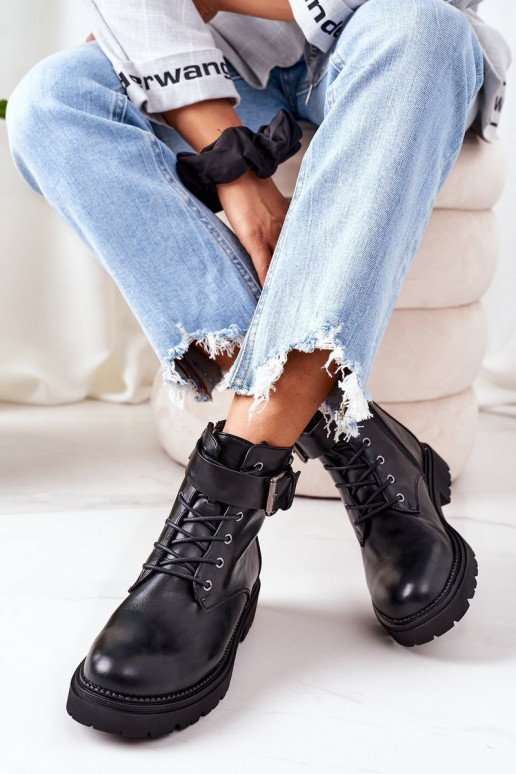 siltināti zābaki Cross Jeans EE2R4086C melnas krāsas siltināti zābaki Cross Jeans EE2R4086C melnas krāsas