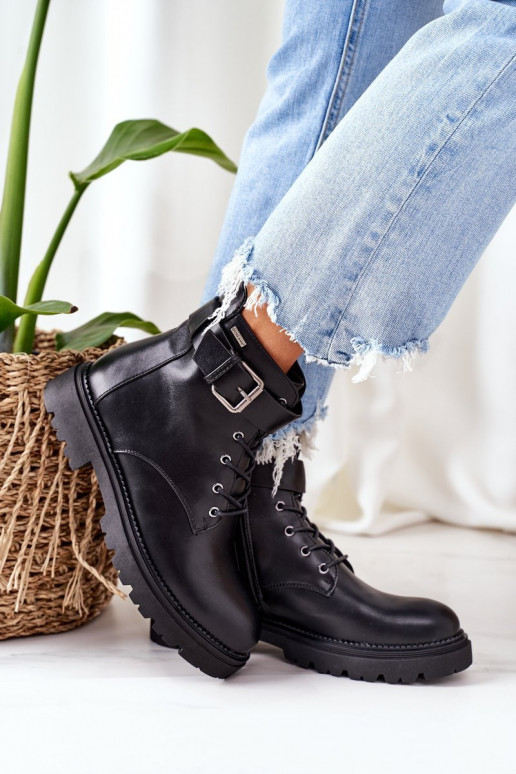 siltināti zābaki Cross Jeans EE2R4086C melnas krāsas siltināti zābaki Cross Jeans EE2R4086C melnas krāsas