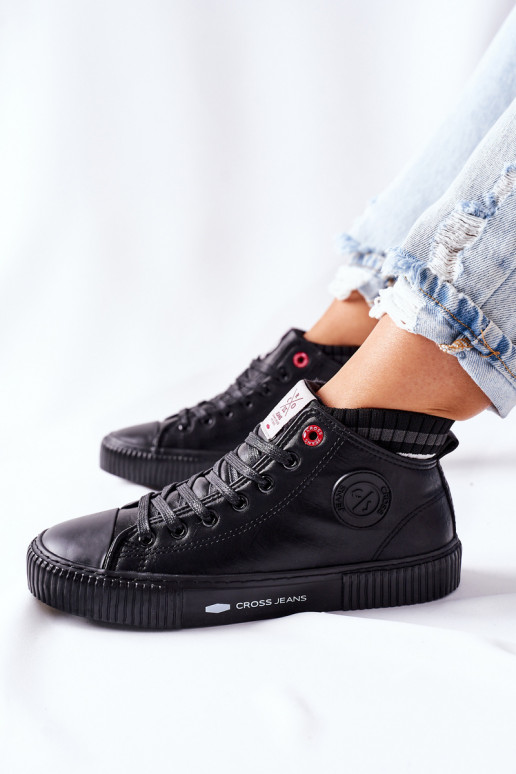 sieviešu puszābaki Cross Jeans melnas krāsas II2R4021