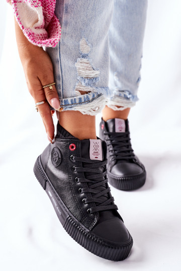 sieviešu puszābaki Cross Jeans melnas krāsas II2R4021 2