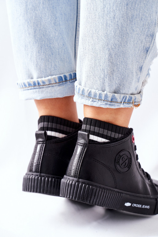 sieviešu puszābaki Cross Jeans melnas krāsas II2R4021