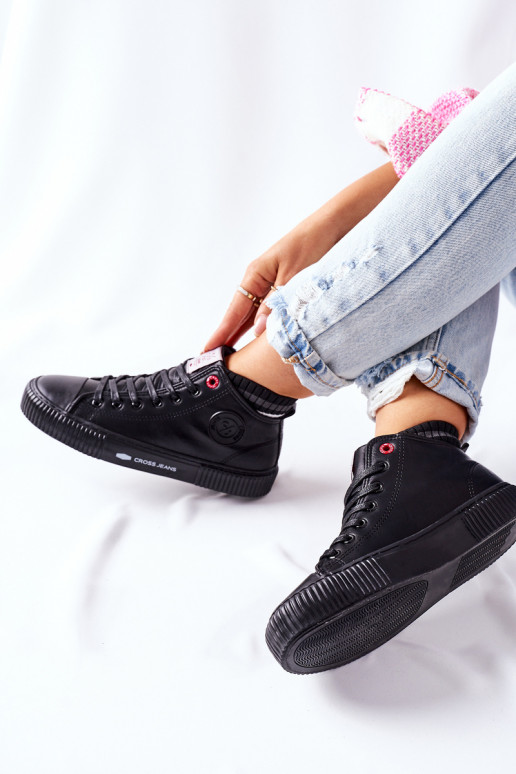 sieviešu puszābaki Cross Jeans melnas krāsas II2R4021