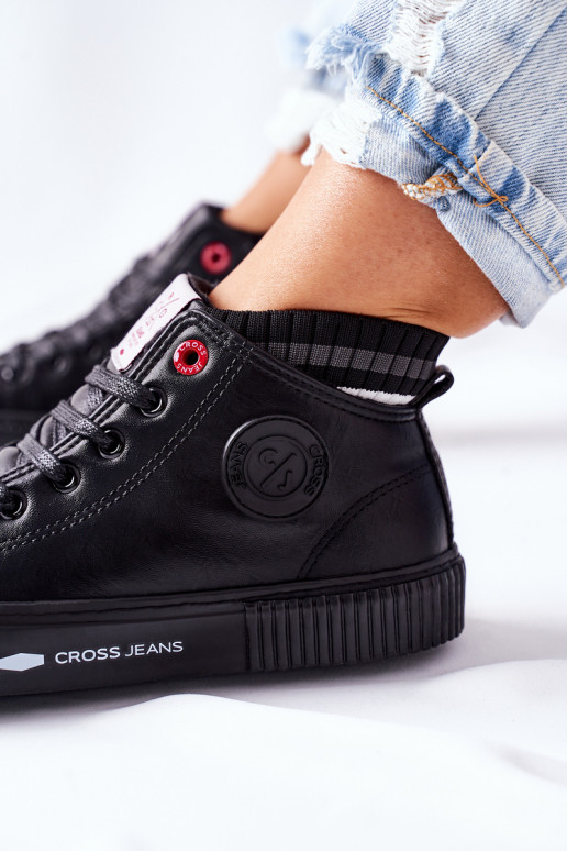 sieviešu puszābaki Cross Jeans melnas krāsas II2R4021