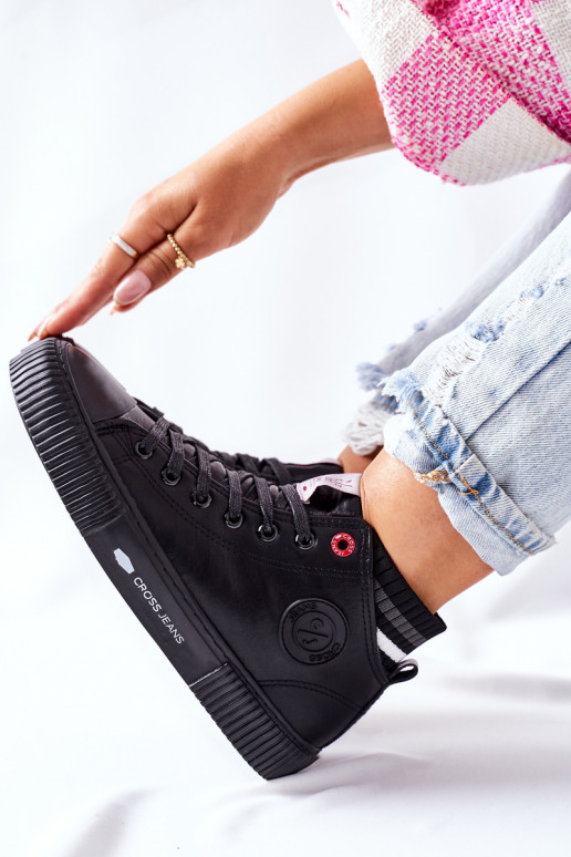 sieviešu puszābaki Cross Jeans melnas krāsas II2R4021