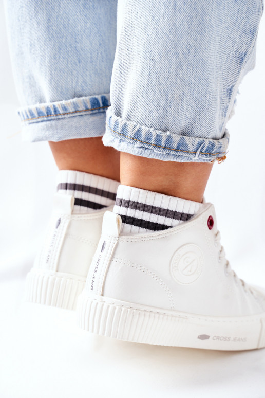 sieviešu puszābaki Cross Jeans baltas krāsas II2R4022