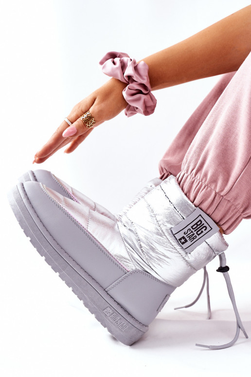 sniega apavi Big Star II274118 Sudraba krāsas