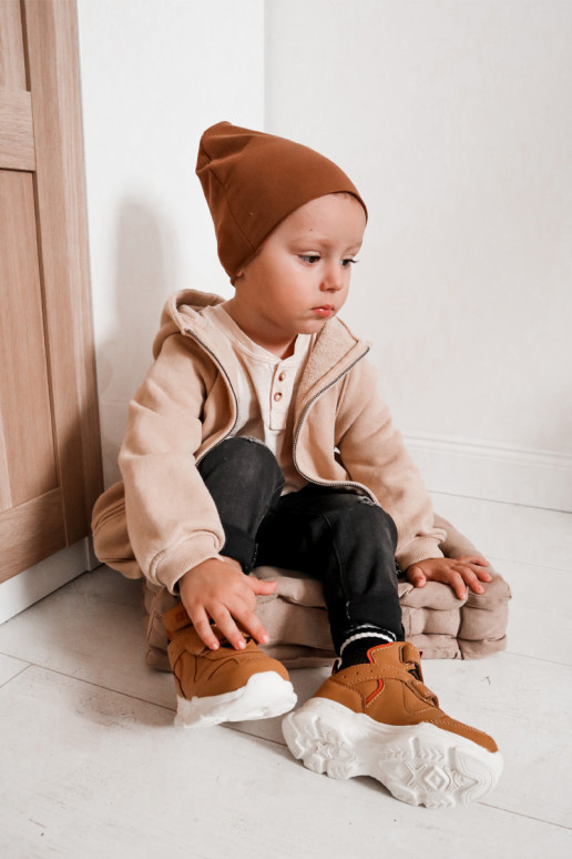 Bērnu apavi pārgājienu zābaki Big Star II374094 Camel