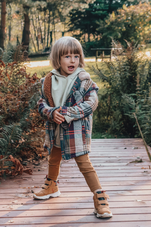 Bērnu apavi pārgājienu zābaki Big Star II374094 Camel