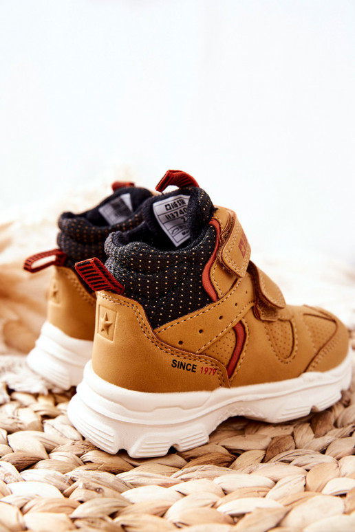 Bērnu apavi pārgājienu zābaki Big Star II374094 Camel