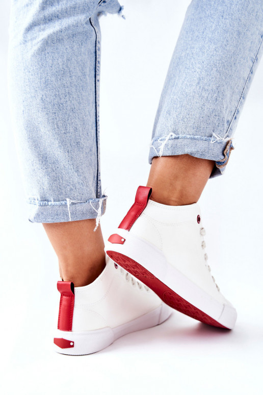 tõmblukuga Cross Jeans II2R4033C baltas krāsas