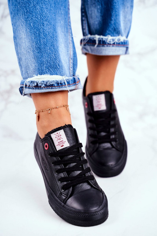 Sieviešu apavi Cross Jeans melnas krāsas DD2R4029C Sieviešu apavi Cross Jeans melnas krāsas DD2R4029C
