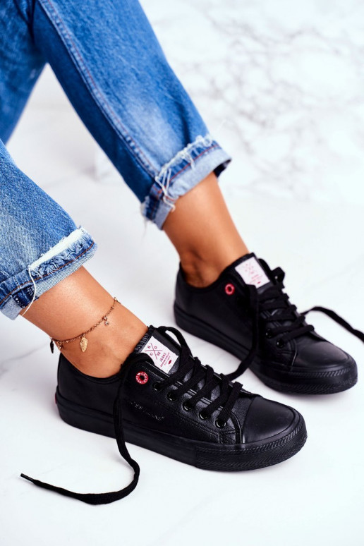 Sieviešu apavi Cross Jeans melnas krāsas DD2R4029C Sieviešu apavi Cross Jeans melnas krāsas DD2R4029C