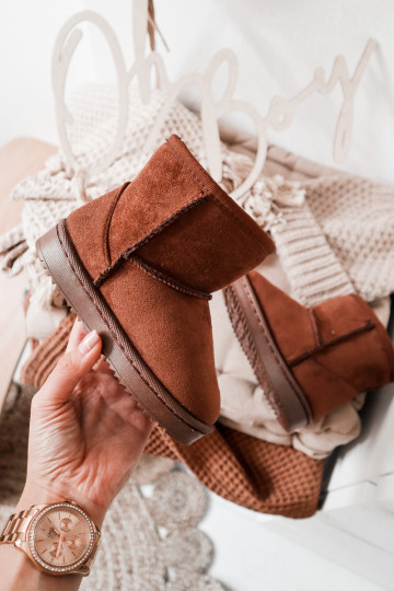 Bērnu ziemas apavi brūnas krāsas Gooby 2