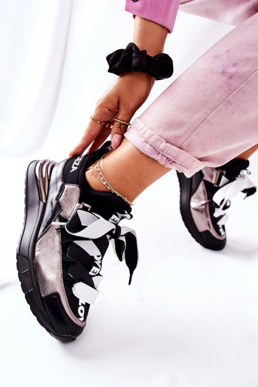 Sportiska stila apavi Sneakers modeļa apavi -Sudraba krāsas Dexla Sportiska stila apavi Sneakers modeļa apavi -Sudraba krāsas Dexla