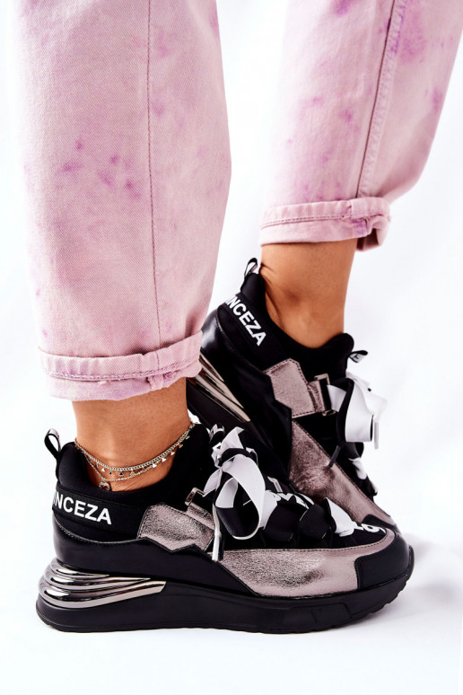 Sportiska stila apavi Sneakers modeļa apavi -Sudraba krāsas Dexla Sportiska stila apavi Sneakers modeļa apavi -Sudraba krāsas Dexla
