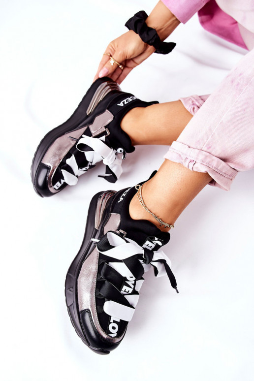 Sportiska stila apavi Sneakers modeļa apavi -Sudraba krāsas Dexla Sportiska stila apavi Sneakers modeļa apavi -Sudraba krāsas Dexla