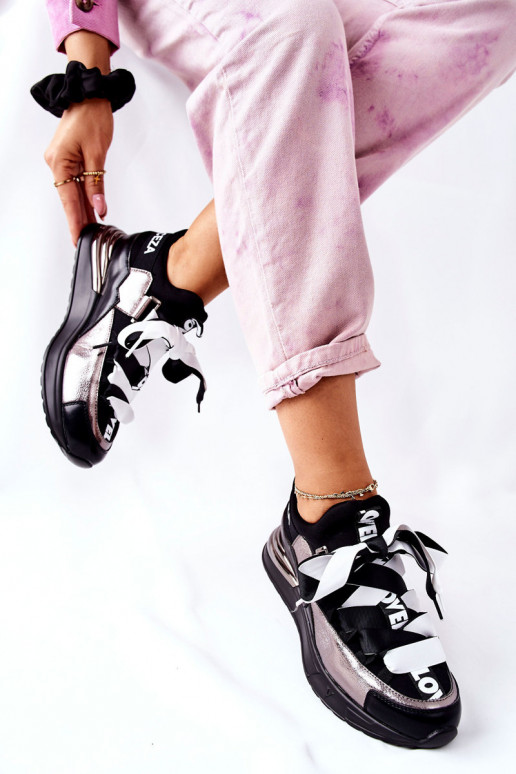 Sportiska stila apavi Sneakers modeļa apavi -Sudraba krāsas Dexla Sportiska stila apavi Sneakers modeļa apavi -Sudraba krāsas Dexla