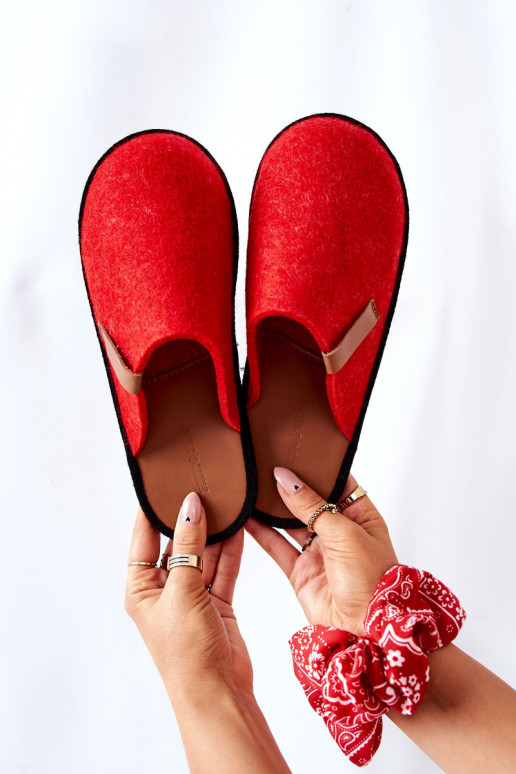 Siltās čības mājas Panto Fino II267002 -brūnas krāsas