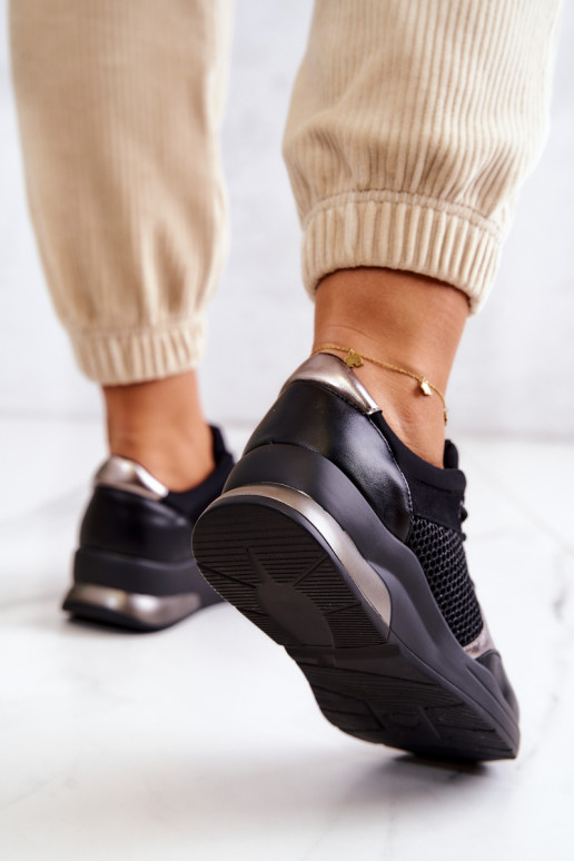 Stilīgasrni sporta apavi Sneakers modeļa apavi melnas krāsas Danielle Stilīgasrni sporta apavi Sneakers modeļa apavi melnas krāsas Danielle