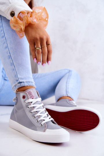 tõmblukuga Cross Jeans JJ2R4057C Pelēkas krāsas