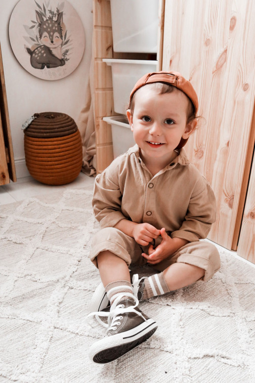 Bērnu apavi tõmblukuga Haki krāsas Filemon