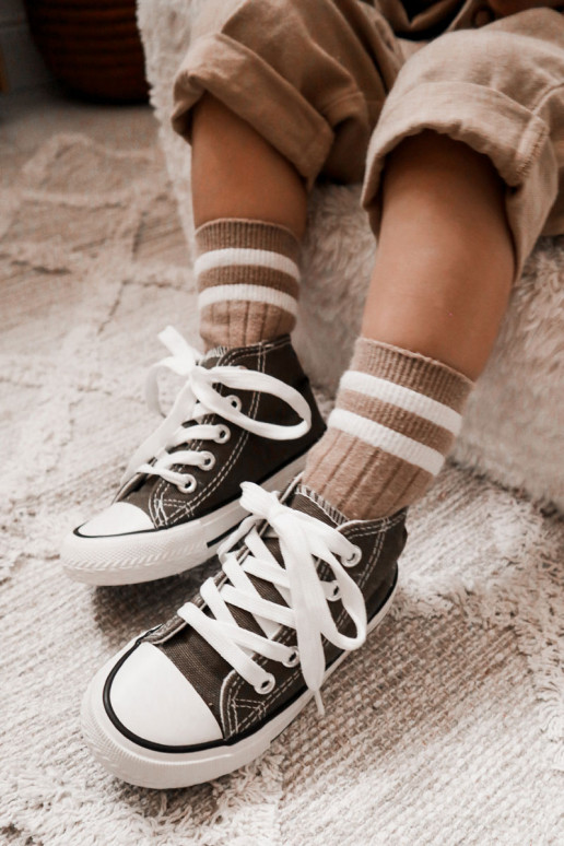 Bērnu apavi tõmblukuga Haki krāsas Filemon