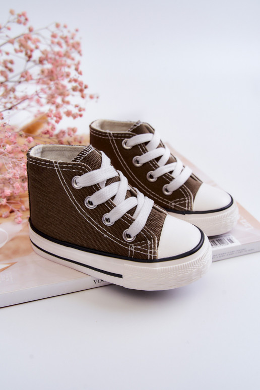 Bērnu apavi tõmblukuga Haki krāsas Filemon