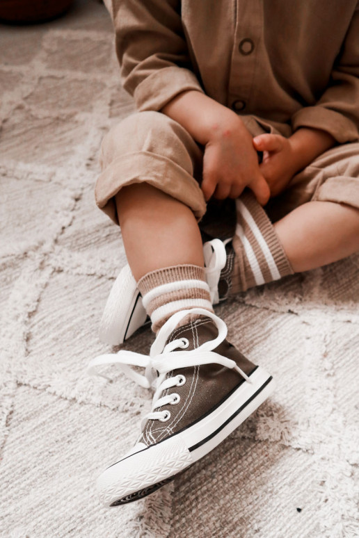 Bērnu apavi tõmblukuga Haki krāsas Filemon