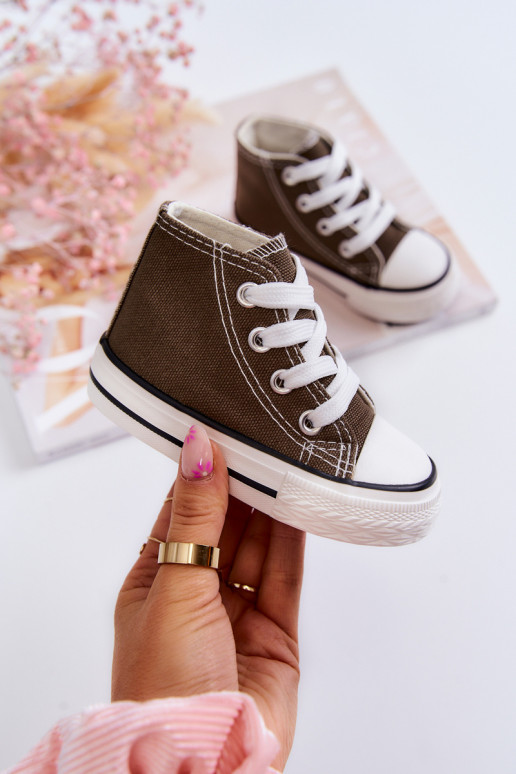 Bērnu apavi tõmblukuga Haki krāsas Filemon