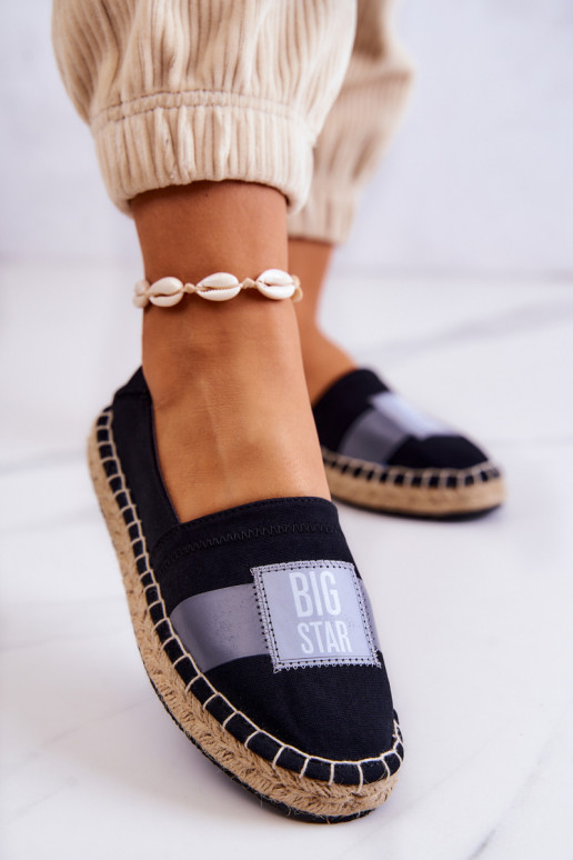 Espadrilles Big Star JJ274963 melnas krāsas Espadrilles Big Star JJ274963 melnas krāsas