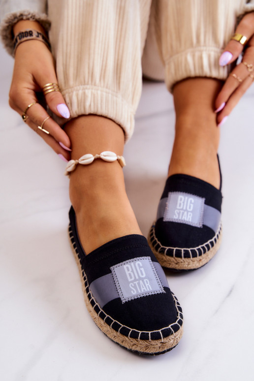 Espadrilles Big Star JJ274963 melnas krāsas Espadrilles Big Star JJ274963 melnas krāsas