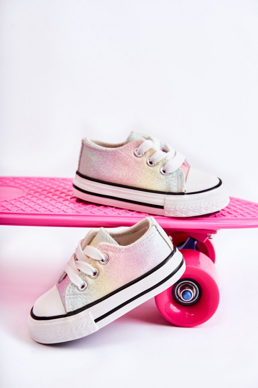 Bērnu brīvā laika apavi šņorējami Dažādu krāsu Effy